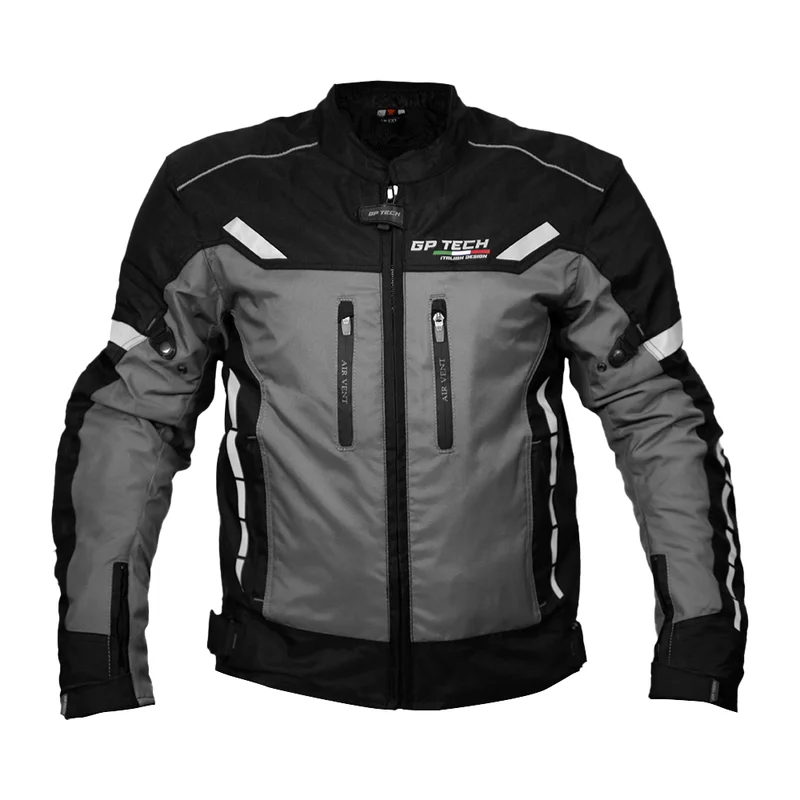Jaqueta GP Tech Masculina Essence 2 Preto/Cinza - Spinelli Motos